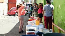 Llueven protestas por falta de agua en la CDMX