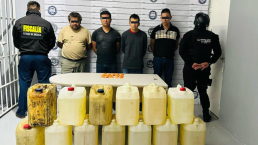 Atoraron a cuatro en Neza por vender huachicol en su casa