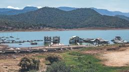 En la presa de Valle de Bravo, el agua sube un puntito