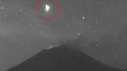 VIDEO: Supuesto Ovni es captado sobrevolando el volcán Popocatépetl