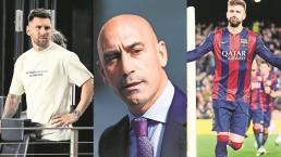 Luis Rubiales, Messi y Piqué coludidos en desvío de recursos de la UEFA, difunden audios