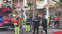 Horror en playa de Mallorca, derrumbe de edificio dejó 4 muertos y 27 heridos