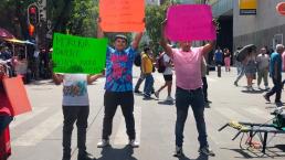 Comerciantes protestan por presión de funcionarios de la Cuauhtémoc para votar por Morena