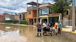 Vecinos de Chicoloapan también se inundan y culpan al Mexibús