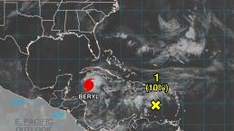 Beryl podría perder fuerza, pero sí golpeará Yucatán todavía como huracán