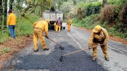 Junta de Caminos intensifica rehabilitación de vías clave en Edomex, a pesar de las lluvias