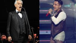 Christian Nodal y Andrea Bocelli arman un tango en Italia y el público lo reconoce