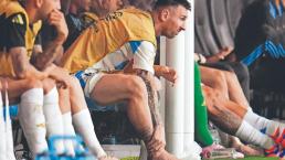 Messi fuera de las canchas por lesión en el tobillo durante la final de la Copa América