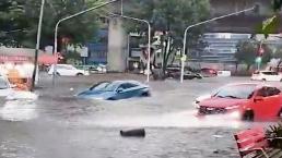 ¡Fue un diluvio! Potente lluvia causa inundaciones y deja caos en CDMX y Edomex