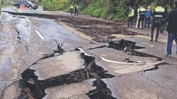 Se abre la tierra en carretera Tenancingo, piden declaratoria de emergencia