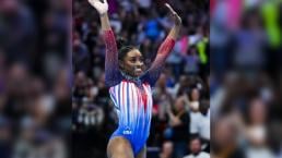 Simone Biles recibe regalote de los Chicago Bears en París