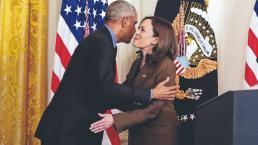 Kamala Harris fue respaldada por los Obama y hasta por una leyenda del atletismo