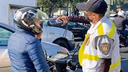 Refuerzan alcoholímetro a bikers por alza de accidentes mortales, en CDMX