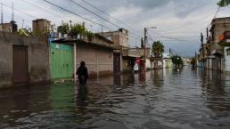 Sube nivel de inundación en Chalco tras nuevas lluvias, el apoyo no para