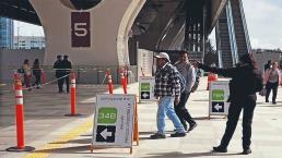 Tren Interurbano causa caos y confusión en el primer día laboral, en estación Santa Fe