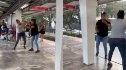 MetroCDMX: Vendedoras se agarran a golpes en una pelea más buena que las del Canelo