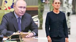  Putin le hace el feo a Claudia Sheinbaum y rechaza venir a la toma de posesión 