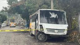 Pasajero se avienta de camión sin frenos y cae directo a la muerte, en Chimalhuacán