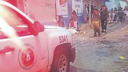 Se le prende el cuete y muere achicharrado en fiesta patronal de Ixtapaluca, Edomex