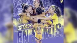 Liga MX Femenil: Tigres arrasa con Pumas 7-1 y se enfrenta a América en semifinales