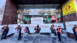 Rojo de la Vega aplaude el cierre de Plaza Izazaga 89 y pide más operativos vs piratería