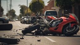 Conductor se pasa el rojo y mata a menor que conducía una moto en la Gustavo A. Madero