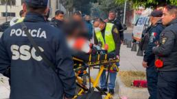 Accidente en la Cuauhtémoc: Chavo se lastima con varilla en edificio abandonado