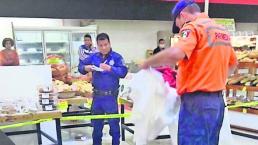 Albañil muere tras caer siete metros en supermercado