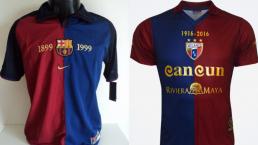 Tunden al Atlante por playera similar a la del Barca