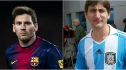 Muchos son los hombres que imitan a Messi