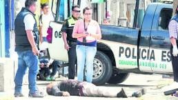 Enfierran a don frente a una iglesia 