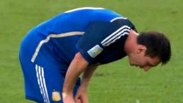 Messi vomitó en la final