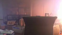 Japonés incendia su departamento mientras transmitía en vivo | VIDEO