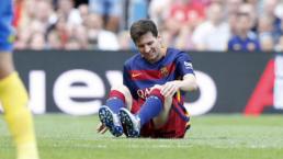 Así fue la lesión de Messi | VIDEO 