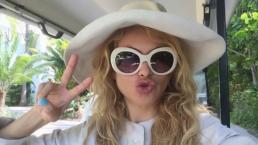 Paulina Rubio luce pancita de embarazo