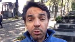 Eugenio Derbez causa polémica con video en cementerio de París