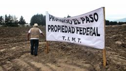 Destruyen cosecha por obras de Tren