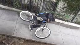 Roban bicicletas y son electrocutados | VIDEO 