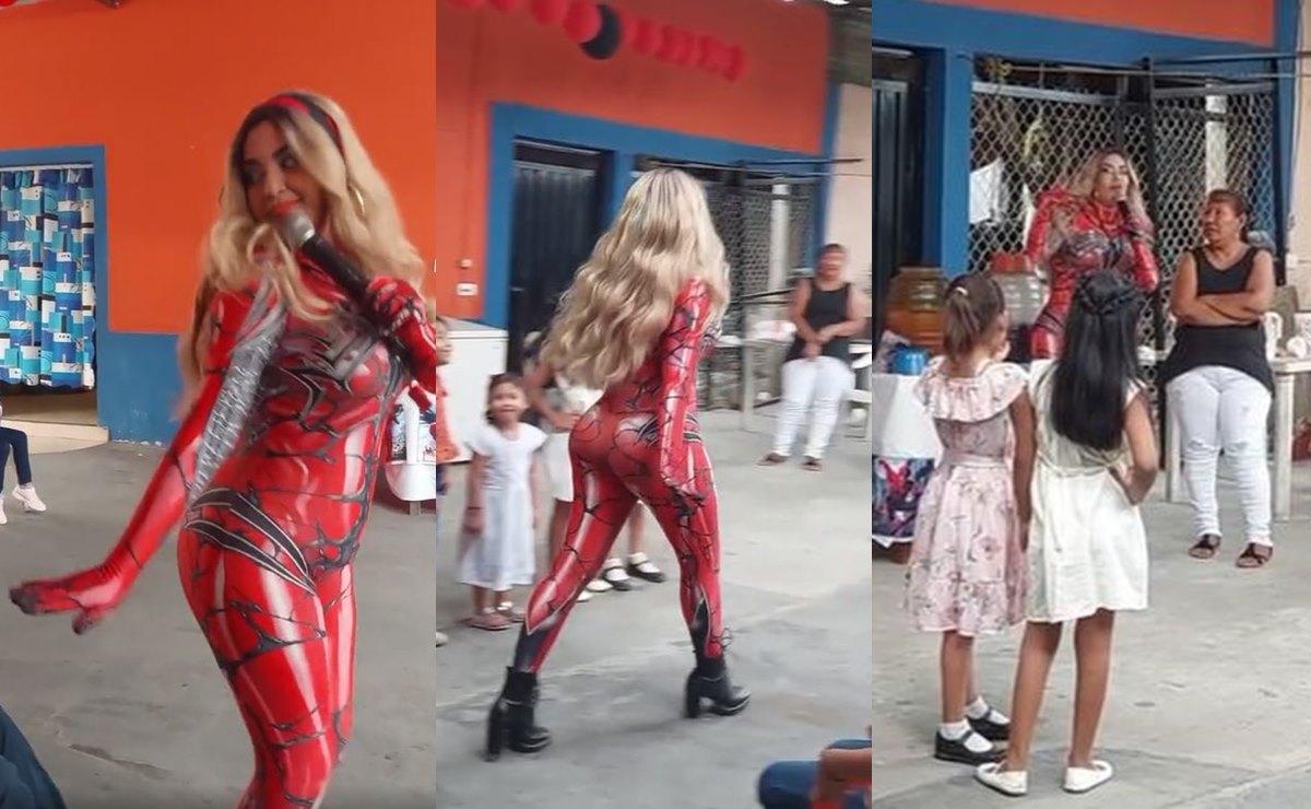 Sexy Animadora De Fiesta Infantil Sale Regañada Por Esposa Celosa Video Es Viral En Tiktok El 